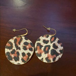 Leopard earrings